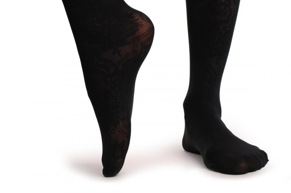 Liss Kiss Black Roses Bouquets - Tights