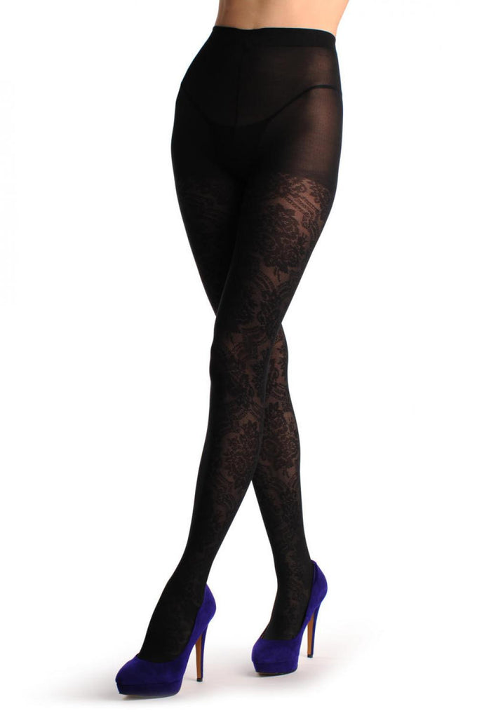 Liss Kiss Black Roses Bouquets - Tights