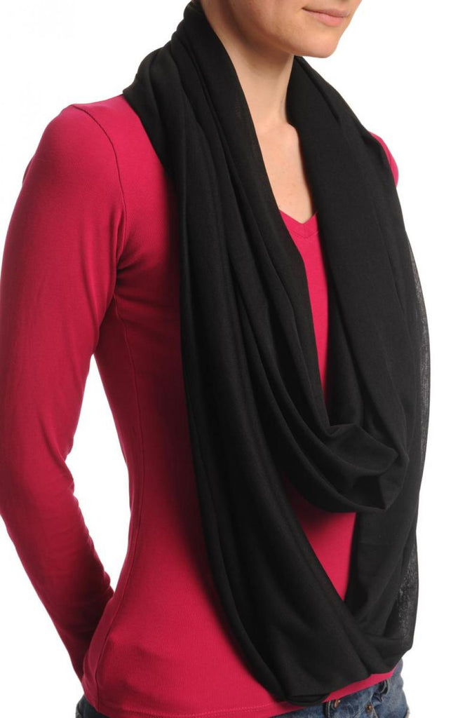 Liss Kiss Black Two Or Three Loops Snood - Scarf