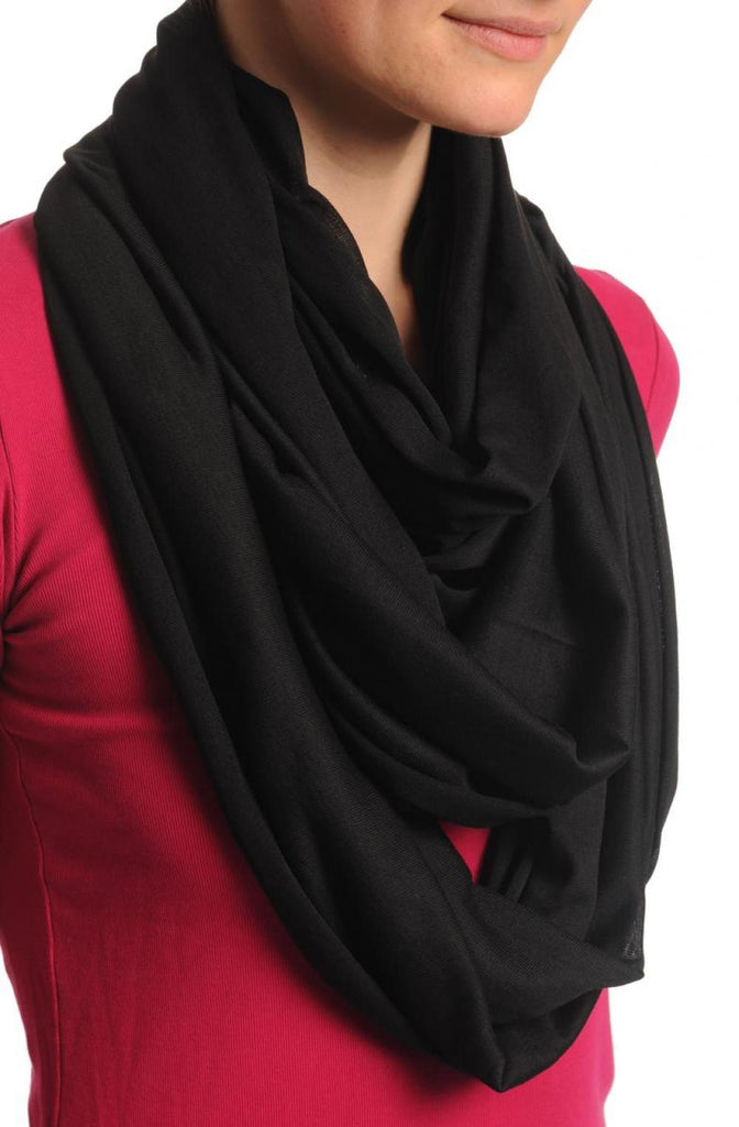 Liss Kiss Black Two Or Three Loops Snood - Scarf