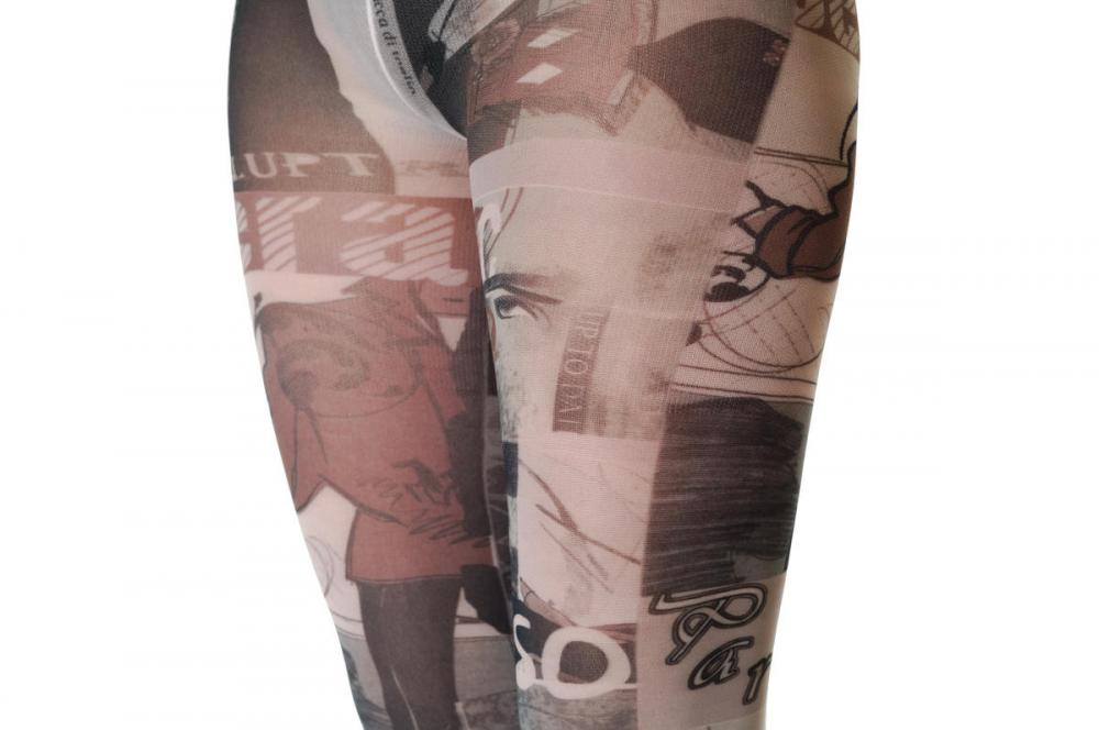 Liss Kiss Black & White Cinema Memories - Tights