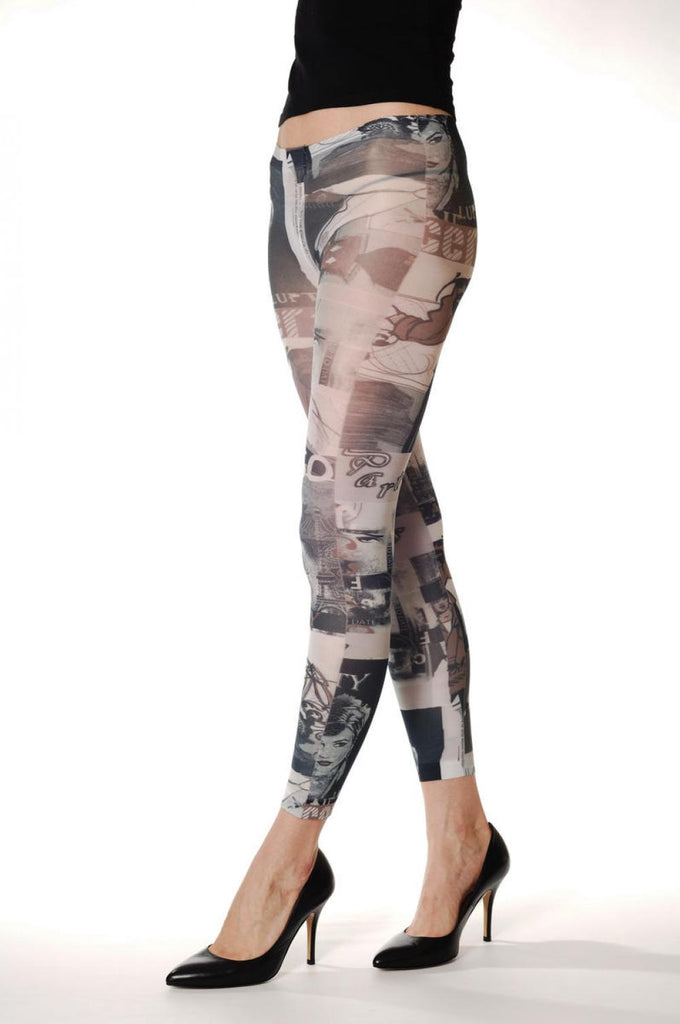 Liss Kiss Black & White Cinema Memories - Tights