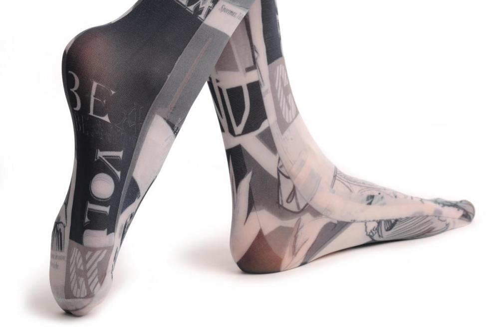 Liss Kiss Black & White Cinema Memories - Tights