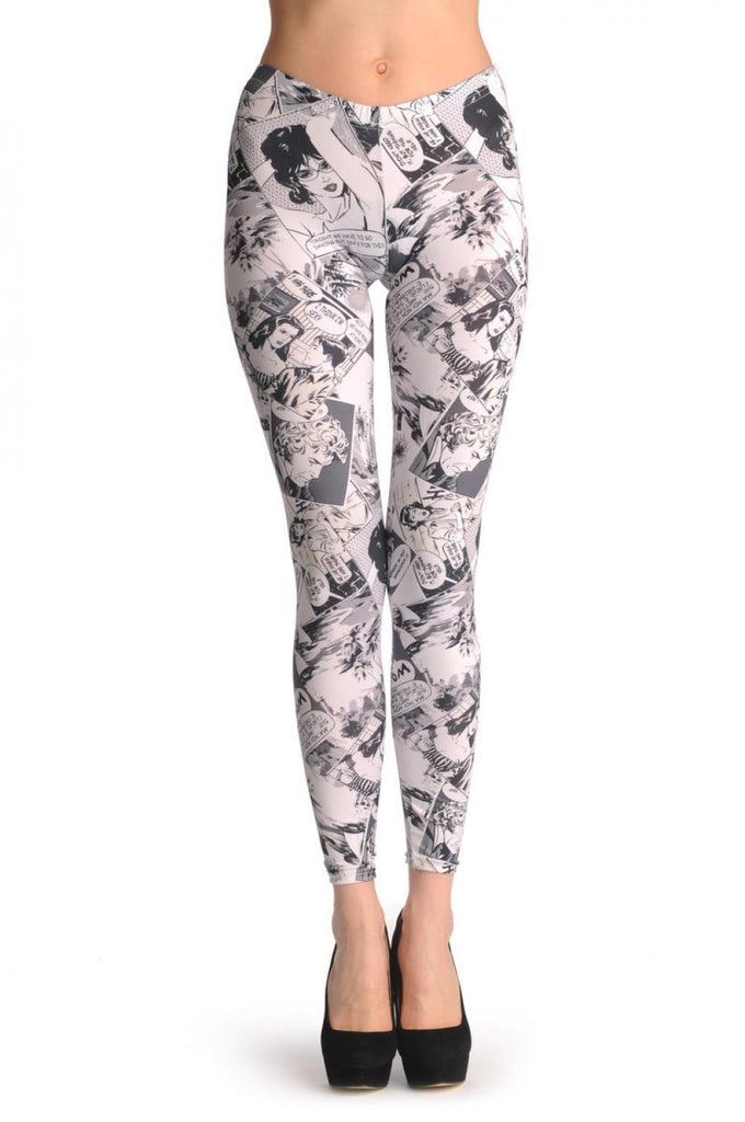 liss kiss Black & White Comics Episode - Leggings