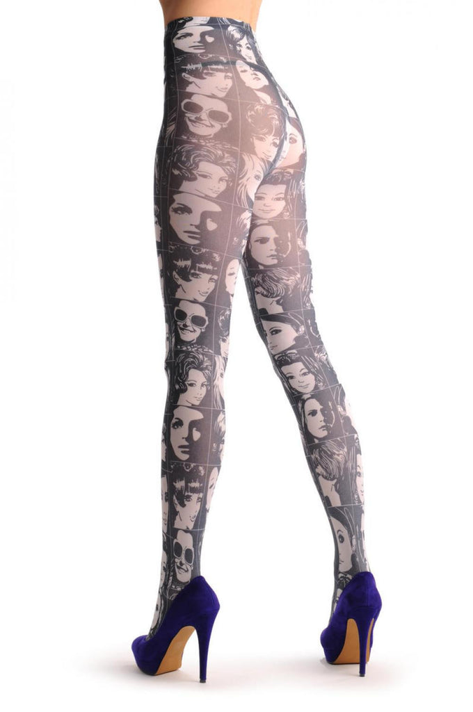 liss kiss Black & White Girls Portraits - Tights