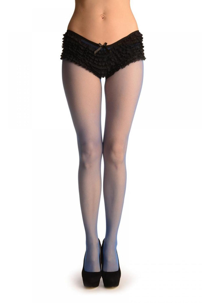 liss kiss Blue Fine Fishnet - Tights