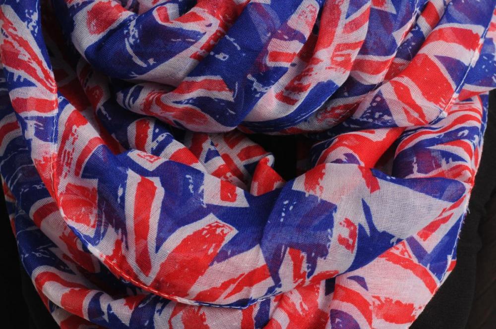 Liss Kiss British Flag Unisex Snood Scarf - Snood