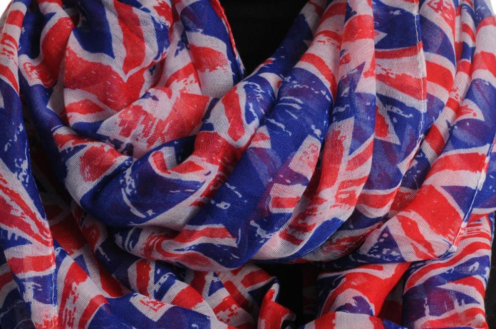 Liss Kiss British Flag Unisex Snood Scarf - Snood