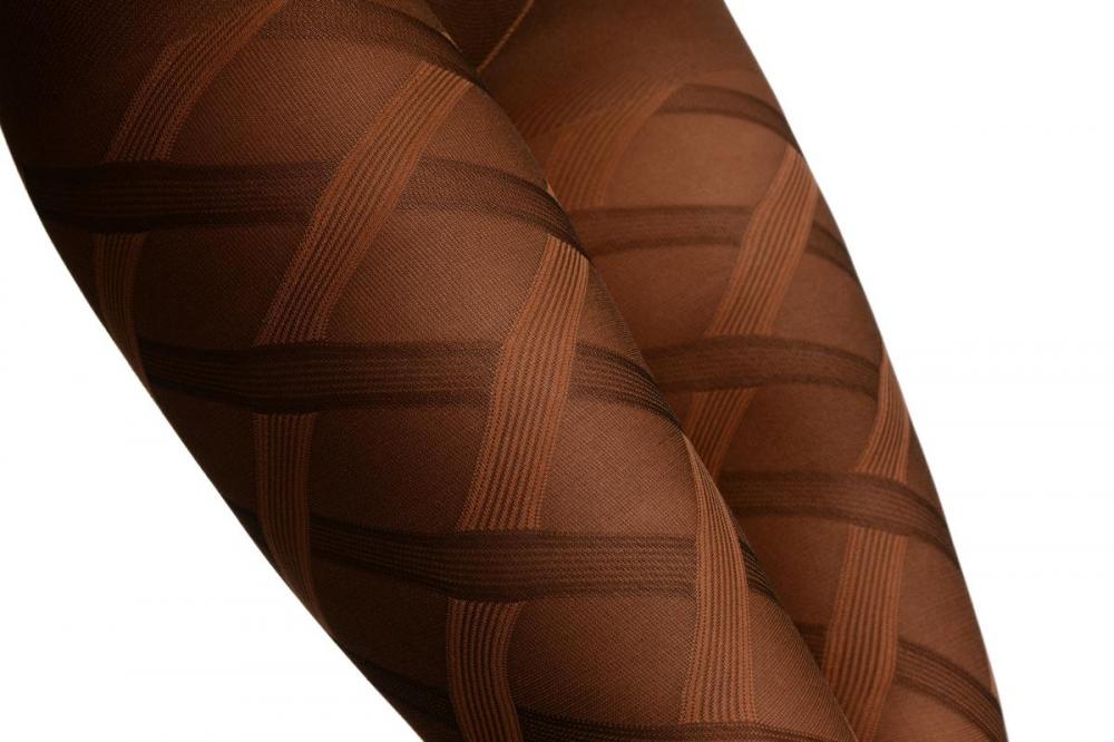 Liss Kiss Brown Scotish Plait - Tights