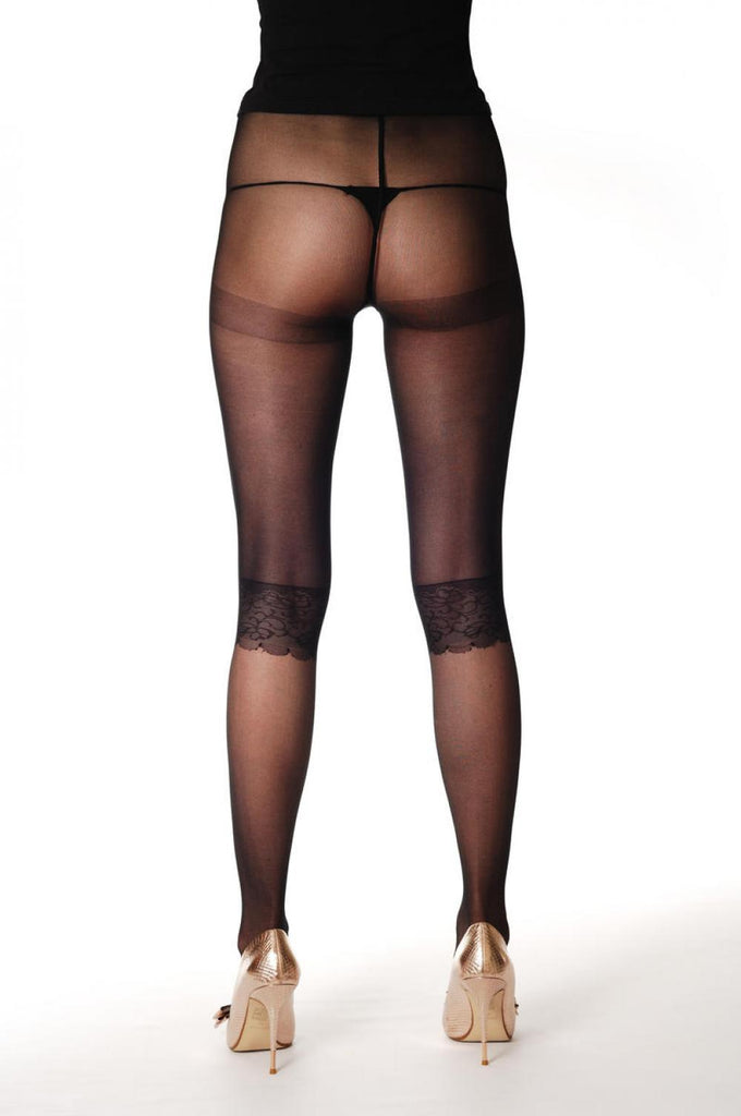 Liss Kiss Capri Lace Trim - Tights