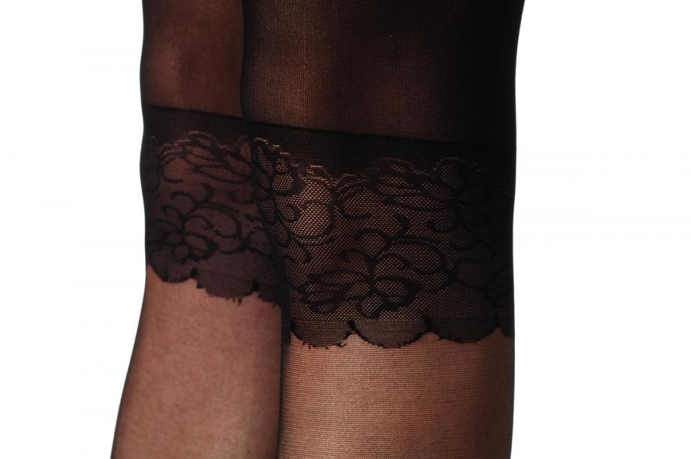Liss Kiss Capri Lace Trim - Tights