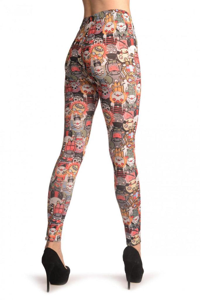 Liss Kiss Cartoon Vampires - Leggings