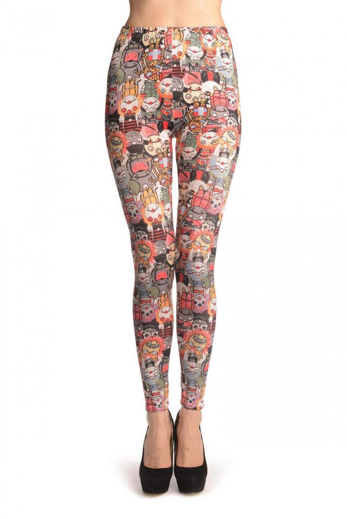 liss kiss Cartoon Vampires - Leggings