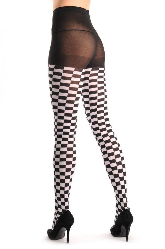 liss kiss Checkered Black & White - Tights