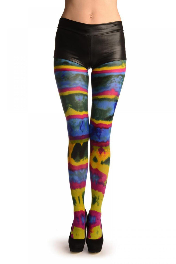 liss kiss Colourful Acidic Mix - Tights