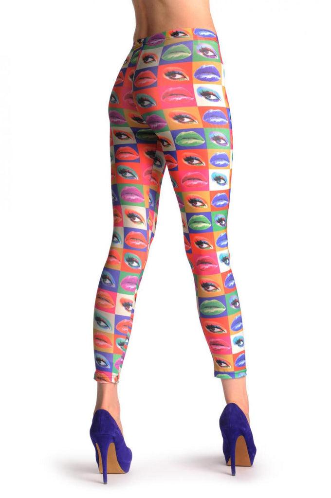 Liss Kiss Colourful Lips & Eyes - Leggings