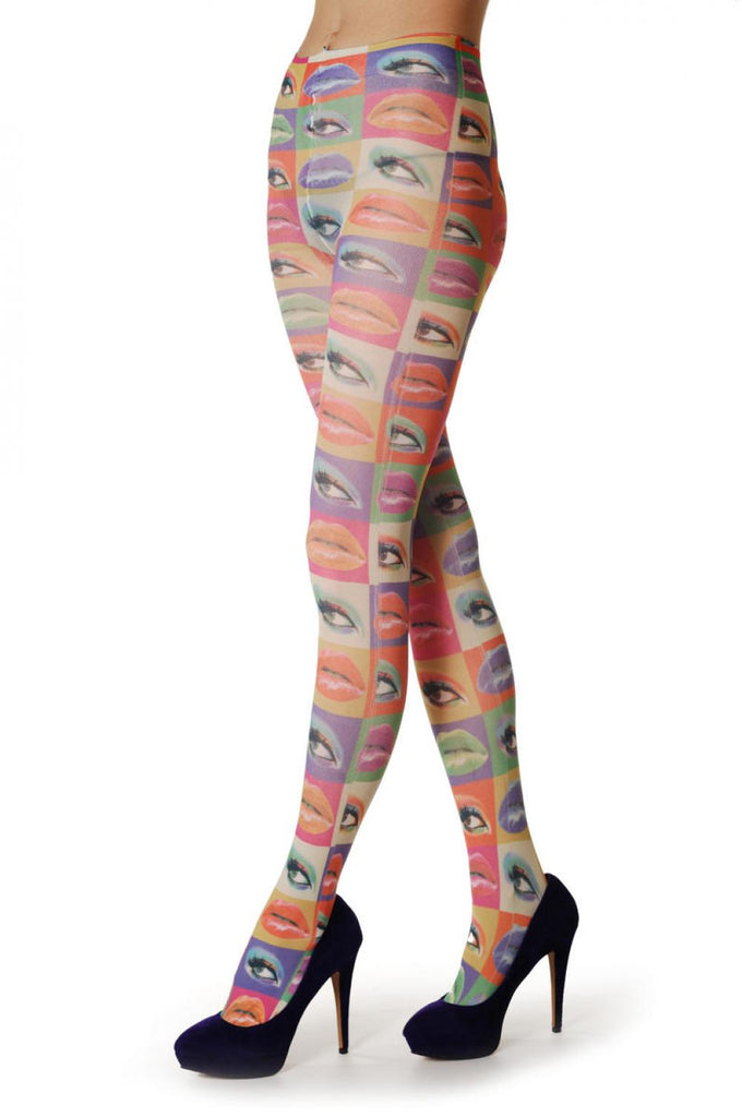 Liss Kiss Colourful Lips & Eyes - Tights