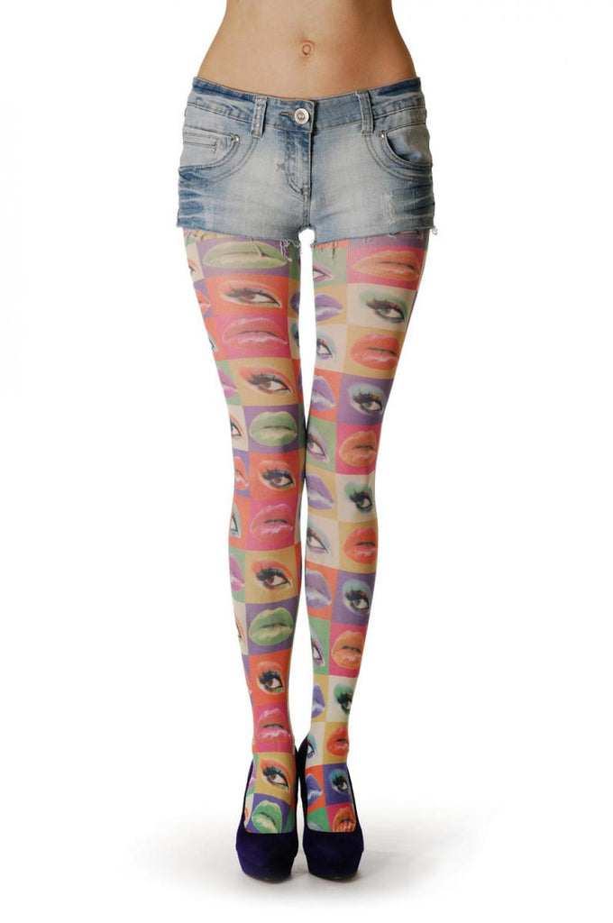 liss kiss Colourful Lips & Eyes - Tights