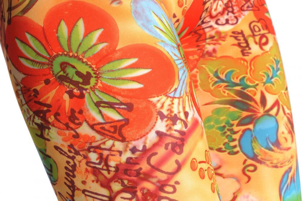 Liss Kiss Colourful Summer Flowers - Leggings