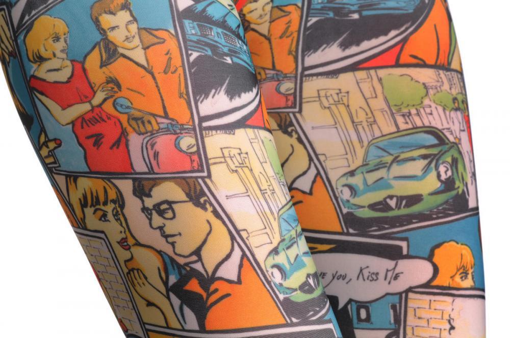 Liss Kiss Comics Couple - Leggings