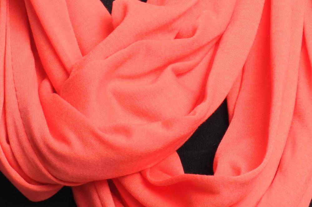 Liss Kiss Coral Soft Cotton Snood Scarf - Snood