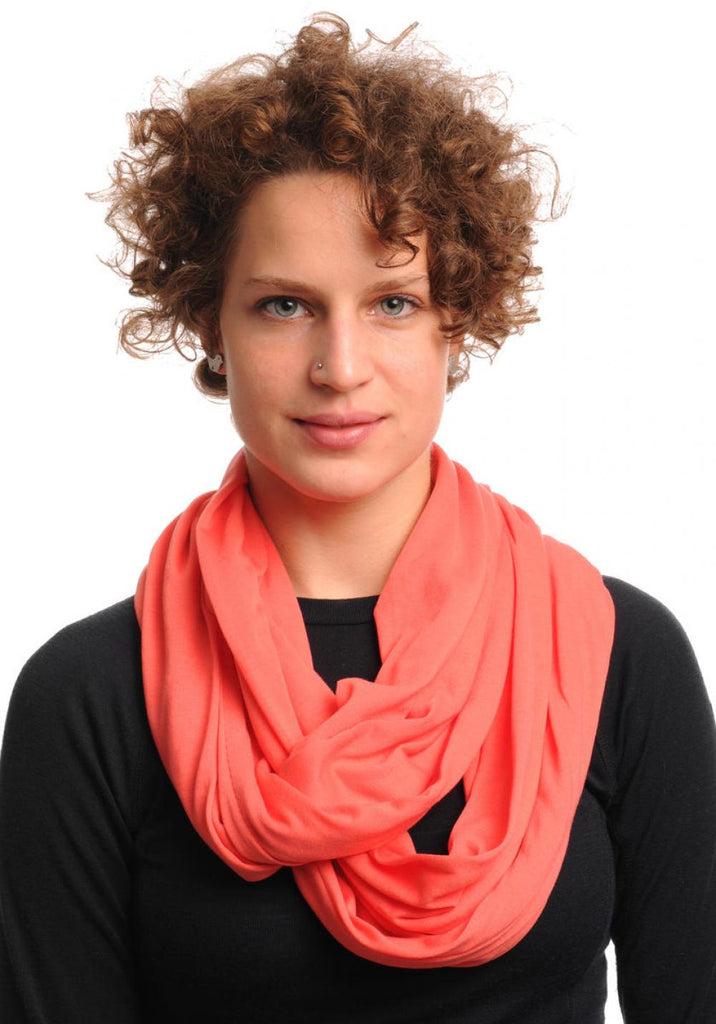 liss kiss Coral Soft Cotton Snood Scarf - Snood