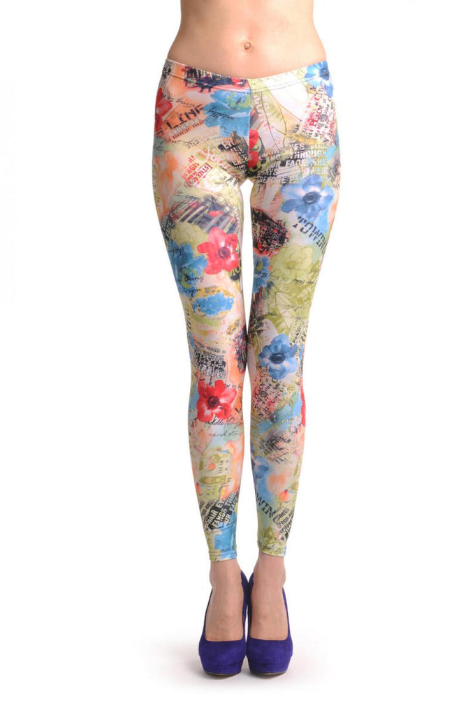 Liss Kiss Country Flowers - Leggings