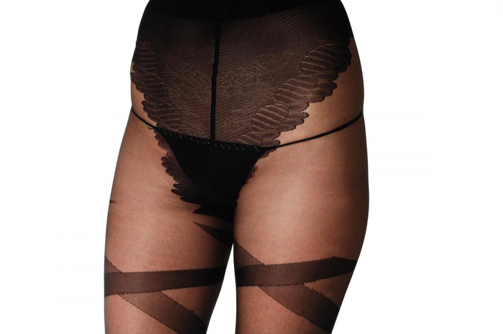 Liss Kiss Crossing Strips - Tights