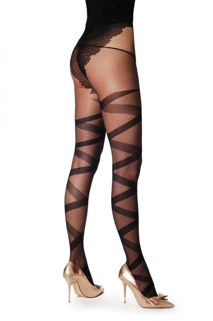 Liss Kiss Crossing Strips - Tights