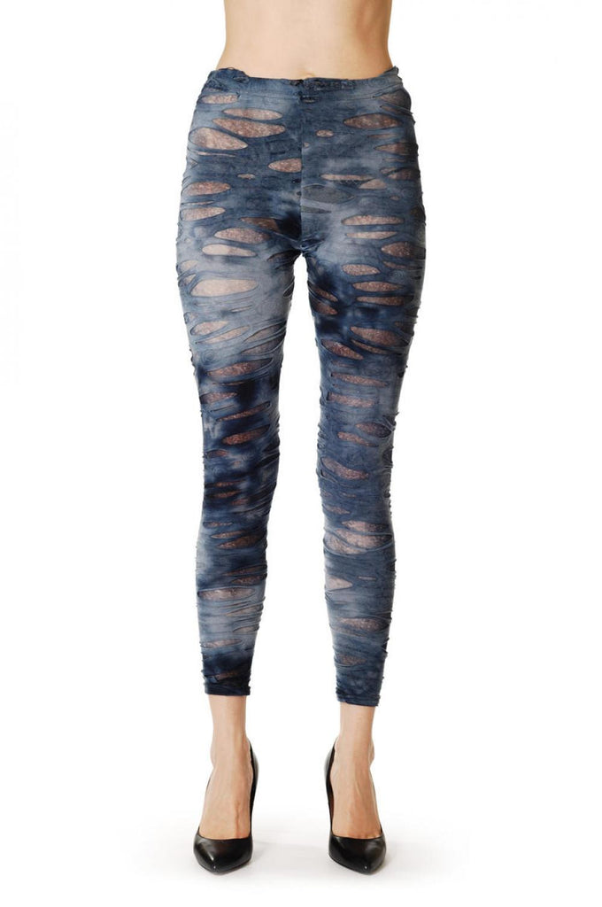 liss kiss Denim Layered & Ripped - Leggings