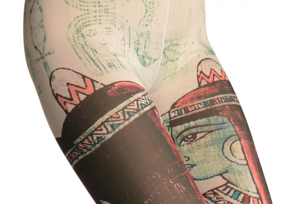 Liss Kiss Egyptian Pharaohs On Sand Grey - Leggings