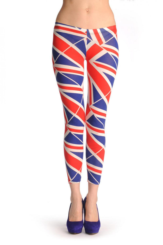 liss kiss English Flag - Leggings