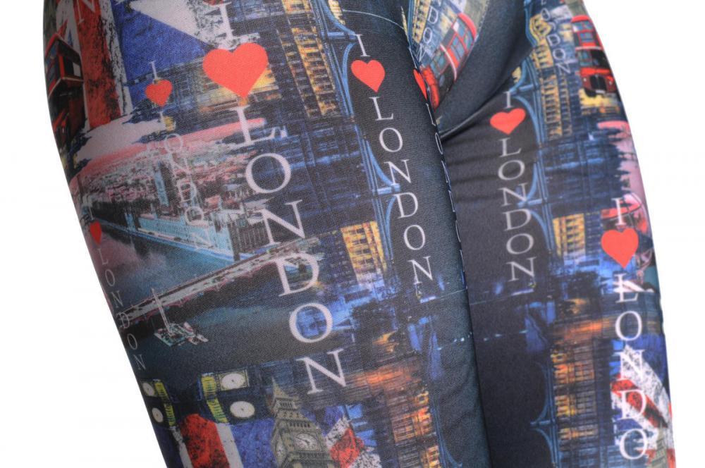 Liss Kiss English Flag & Red Bus - Leggings