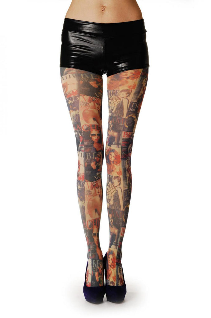 liss kiss Fashion Magazine Vintage - Tights