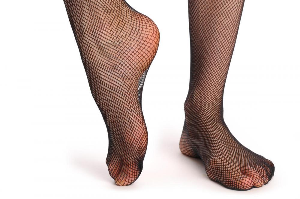 Liss Kiss Fishnet With Opaque Back Seam - Tights