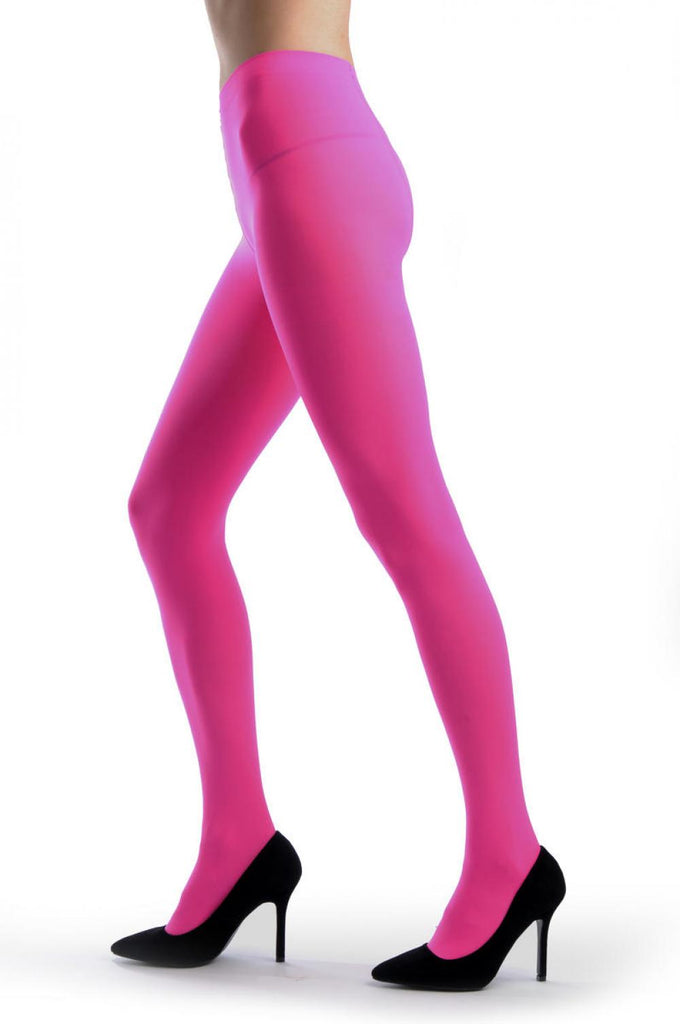 Liss Kiss Fluorescent Pink 80 Denier - Tights