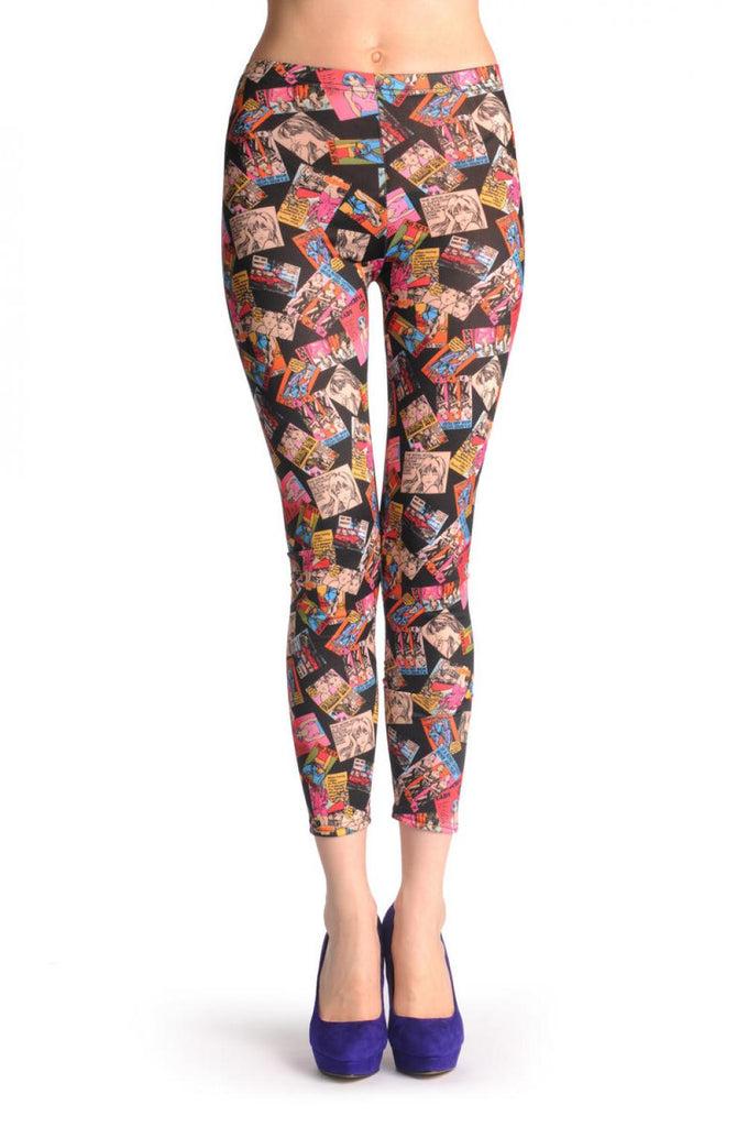 Liss Kiss Friends Collage - Leggings