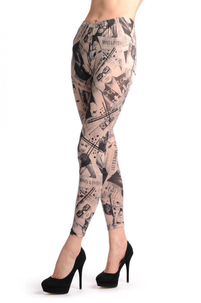 Liss Kiss Gaga Magazine - Leggings