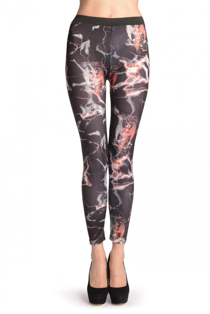 liss kiss Gothic Alchemy Amour Girl & Heart - Leggings