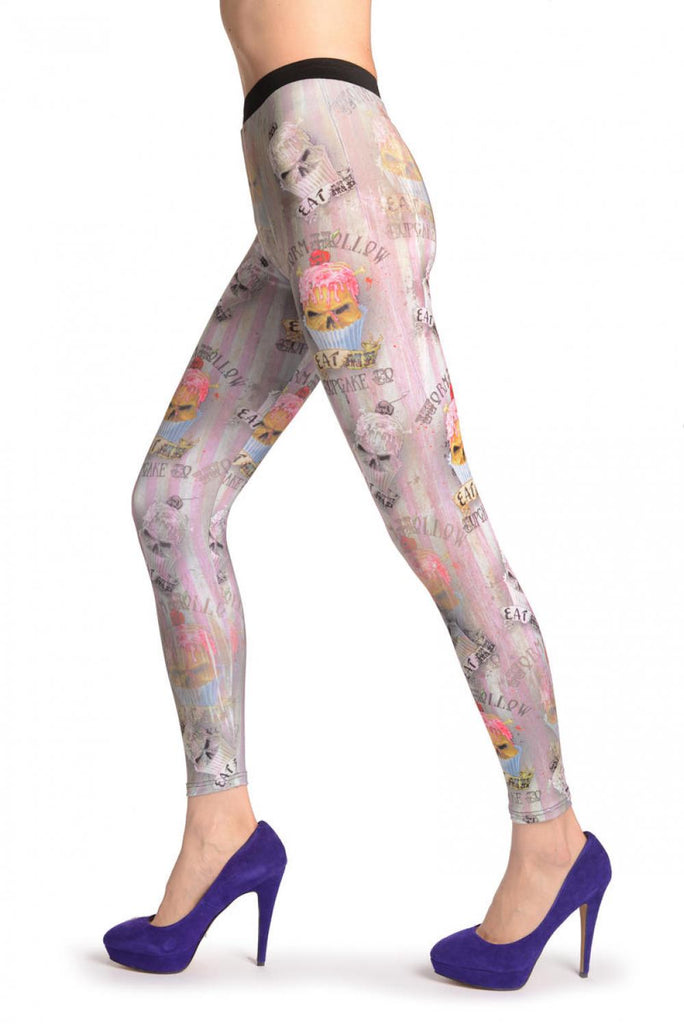 Liss Kiss Gothic Alchemy Cupcakes - Leggings