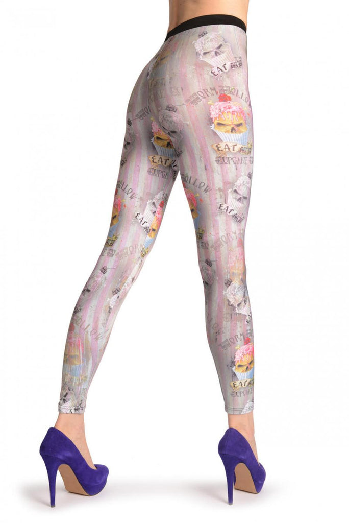 Liss Kiss Gothic Alchemy Cupcakes - Leggings