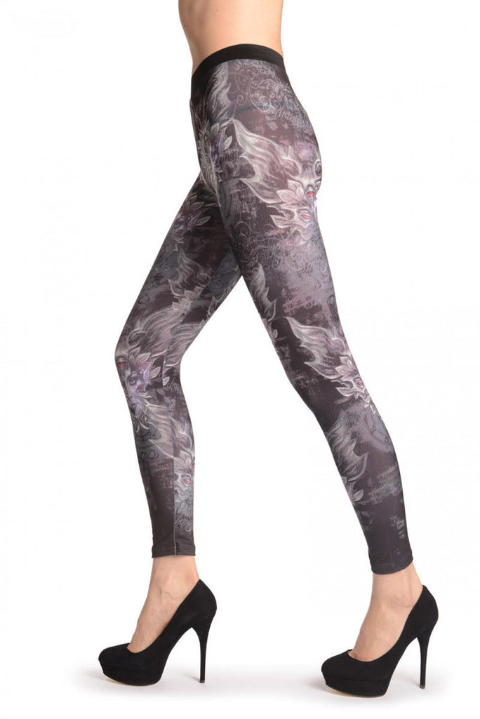 Liss Kiss Gothic Alchemy Infinity Eye - Leggings