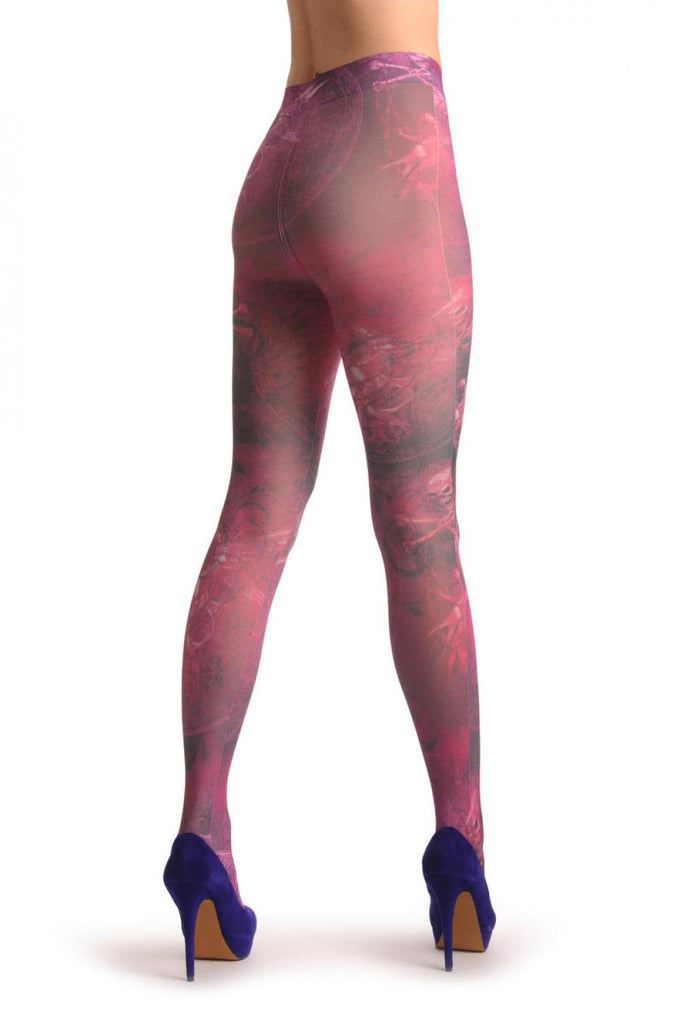 Liss Kiss Gothic Alchemy Pink Fairy - Tights