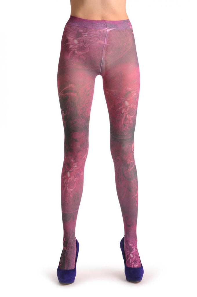 Liss Kiss Gothic Alchemy Pink Fairy - Tights