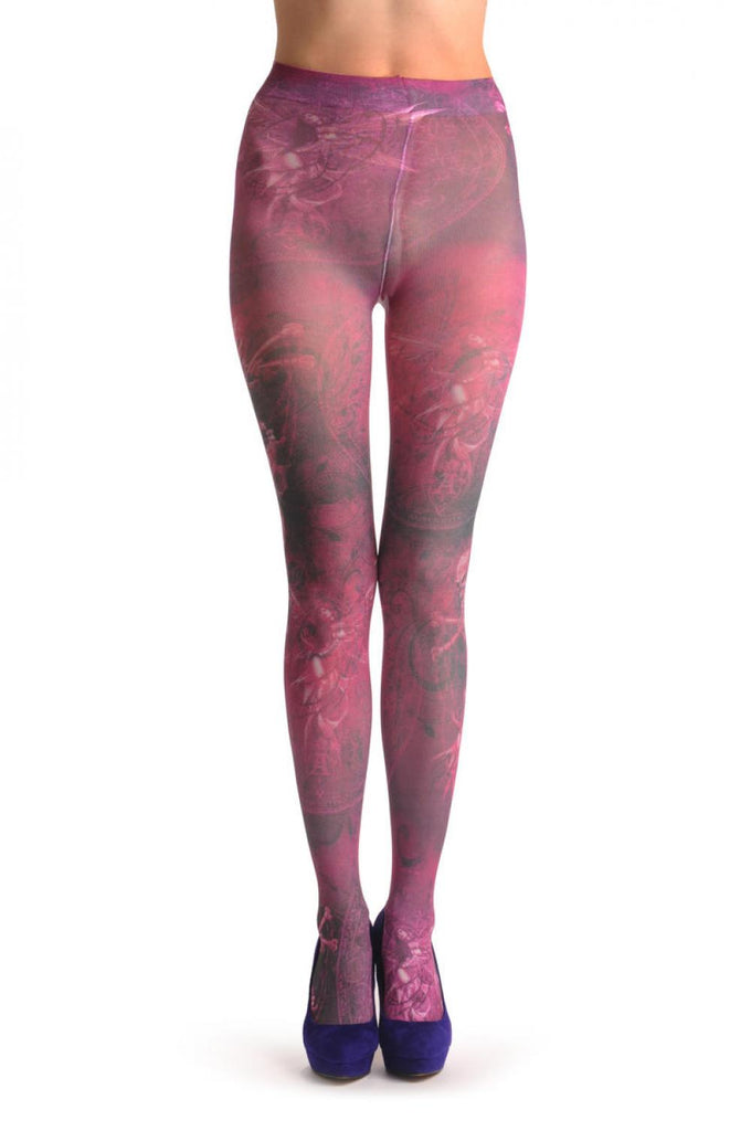 Liss Kiss Gothic Alchemy Pink Fairy - Tights