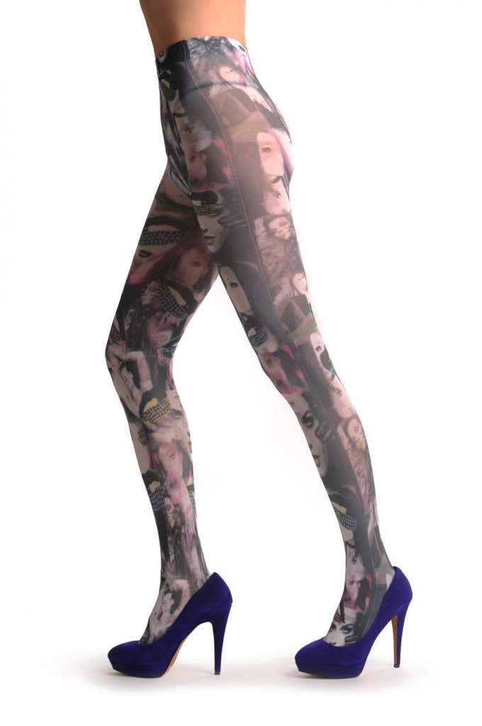 Liss Kiss Gothic Girl & Crystal Lips - Tights