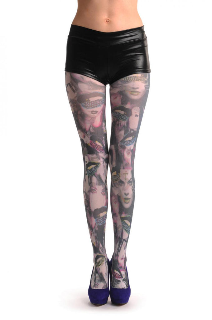 liss kiss Gothic Girl & Crystal Lips - Tights