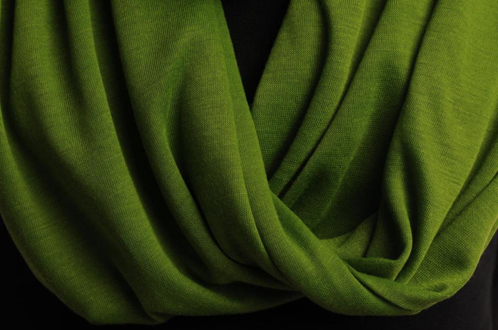 Liss Kiss Green Double Layered Snood - Scarf