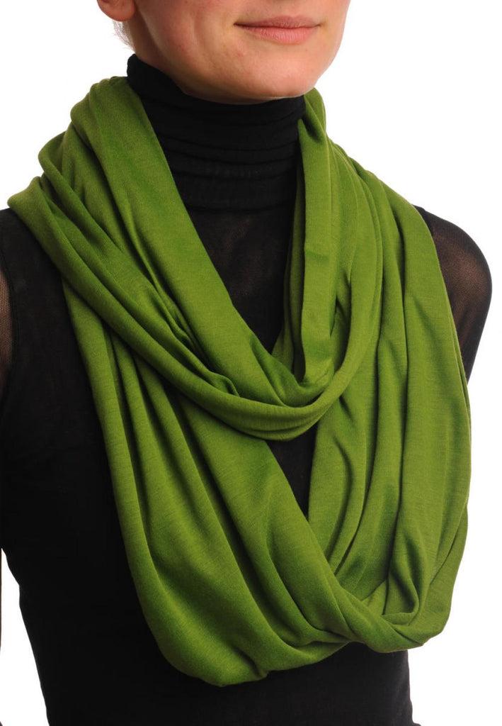 Liss Kiss Green Double Layered Snood - Scarf