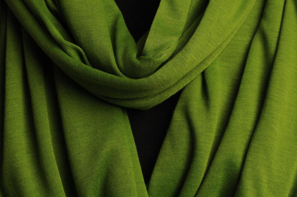 Liss Kiss Green Double Layered Snood - Scarf